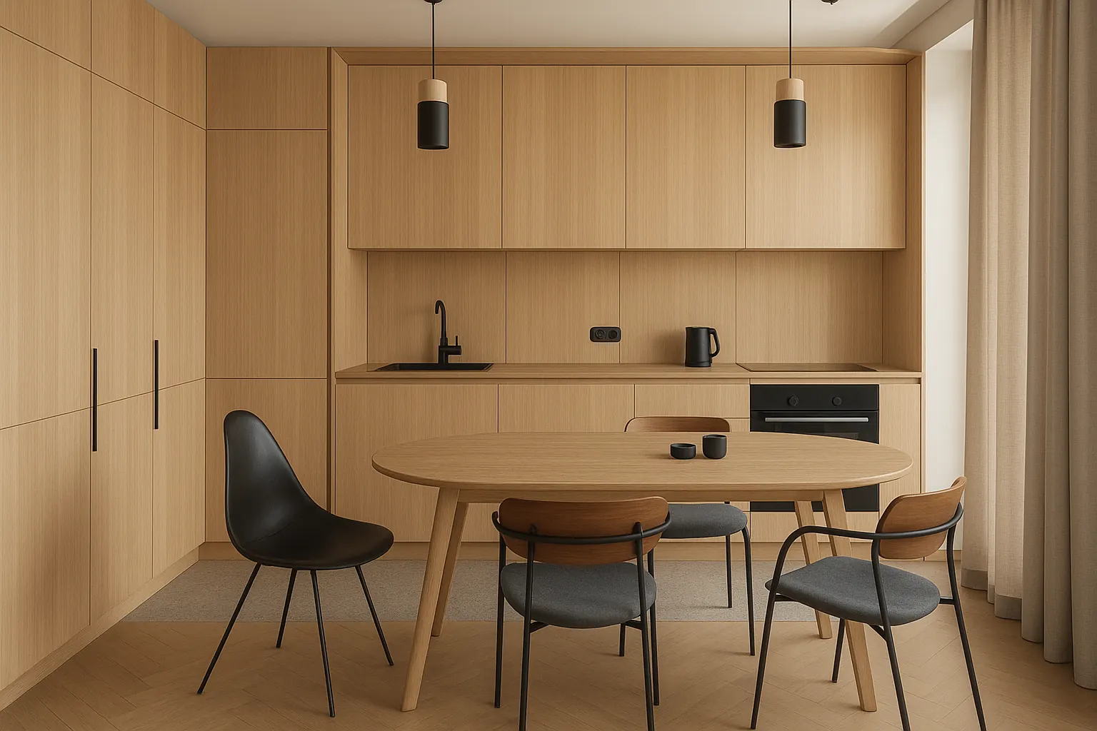 Custom-Made Kitchen Cabinets