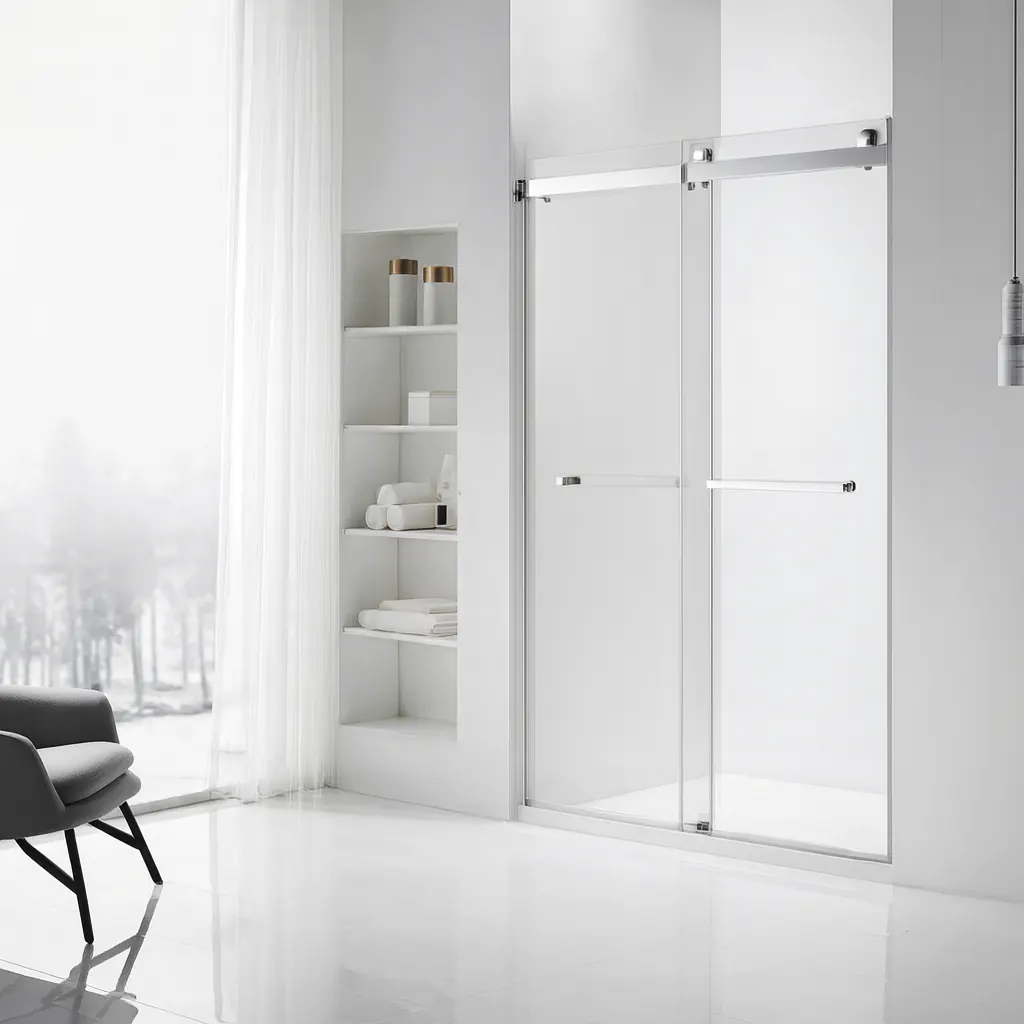 Item: Bypass sliding shower enclosure