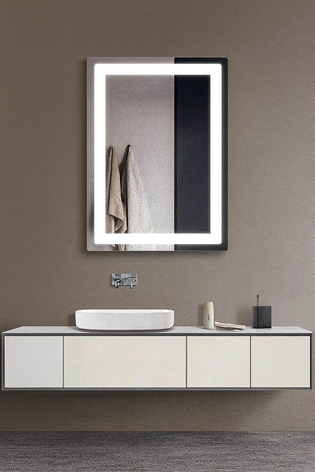 24"W x 36"H x 2"D          30"W x 42"H x 2"D          36"W x 36"H x 2"D          42"W x 42"H x 2"D
